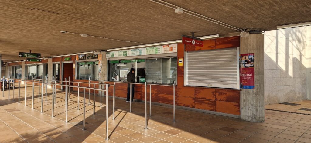 Montserrat rack railway ticket office