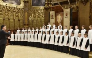 Montserrat Boys Choir inside the Basilica