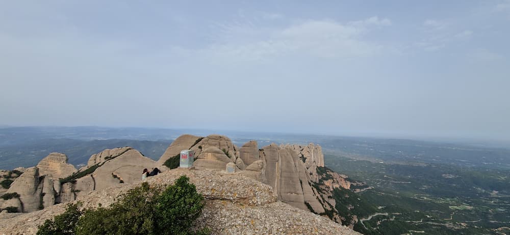 Sant Jeroni hike from Sant Joan Funicular in Montserrat