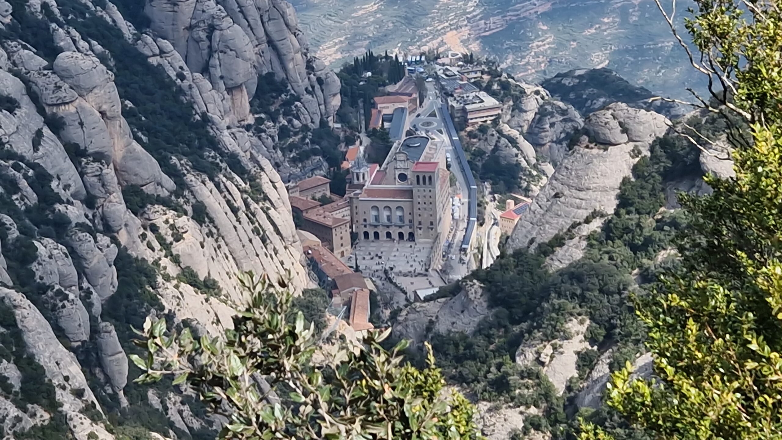 Montserrat monastery and cliffs