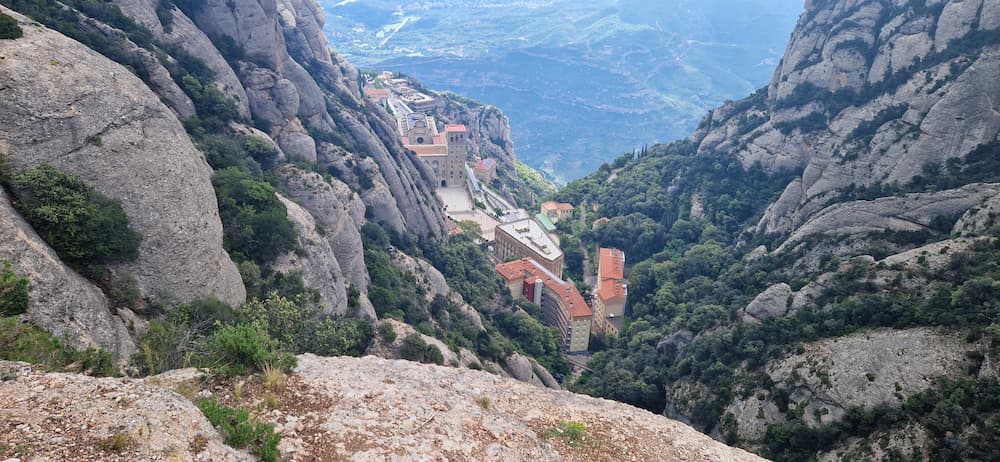 Miranda dels Ermitans viewpoint near Montserrat Monastery