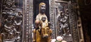 Black Madonna of Montserrat inside the Basilica