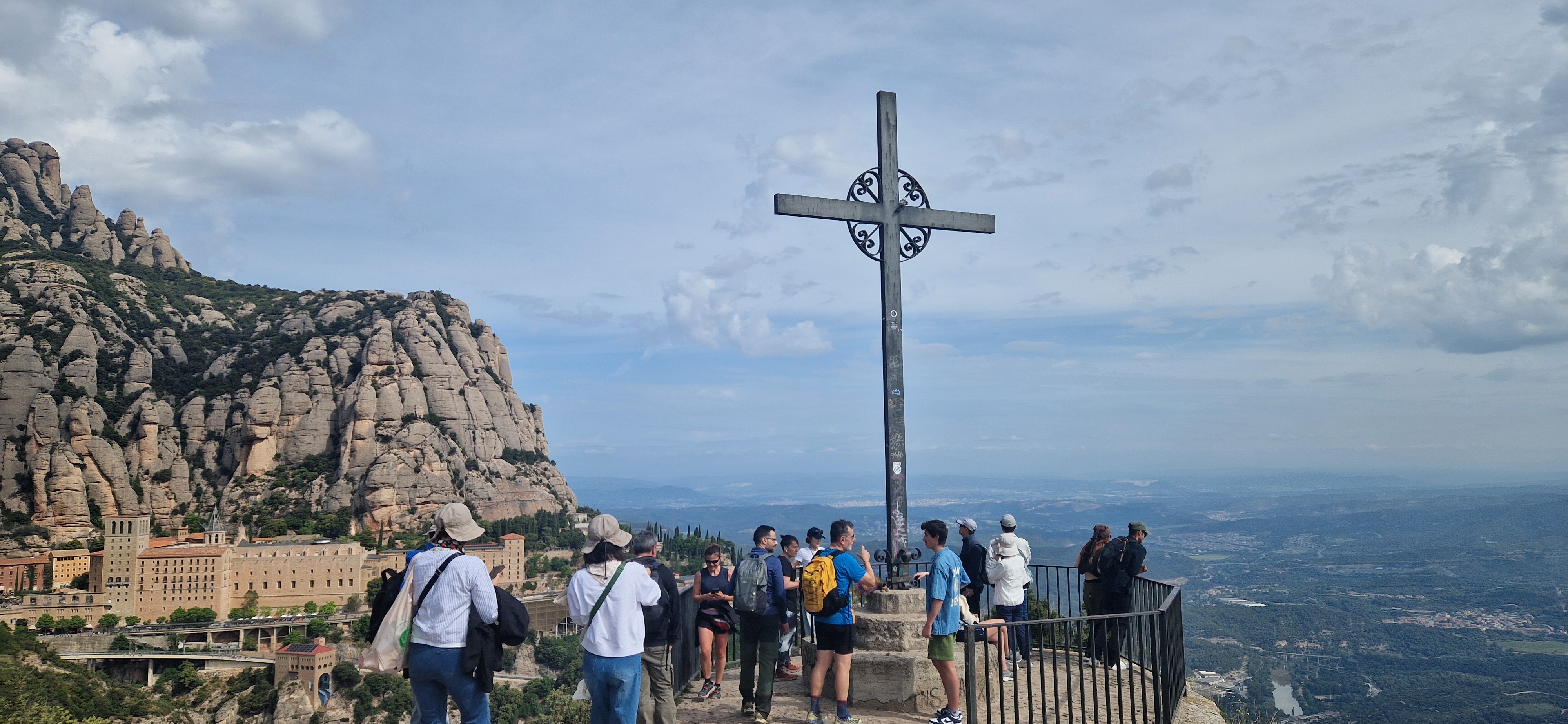 Creu de Sant Miquel viewpoint near Montserrat Monastery