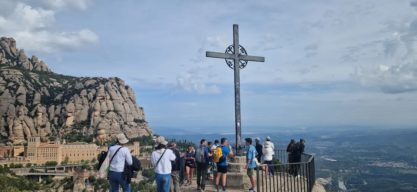 Creu de Sant Miquel viewpoint near Montserrat Monastery