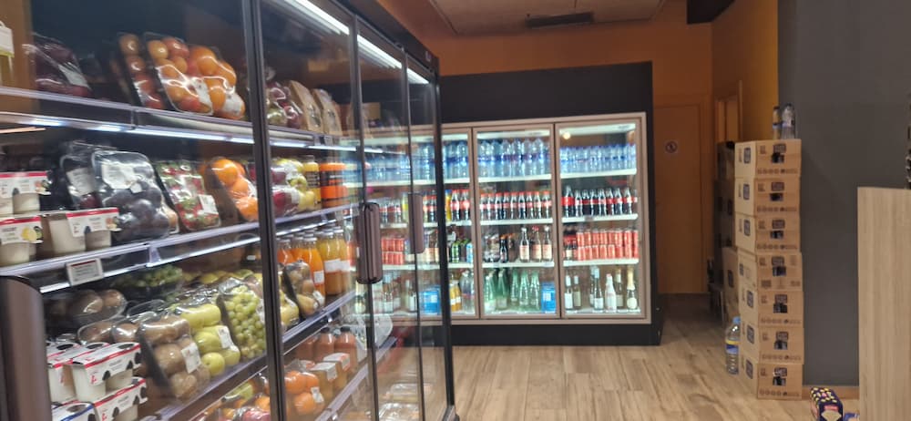 Supermarket and food shop at Montserrat Monastery visitor area