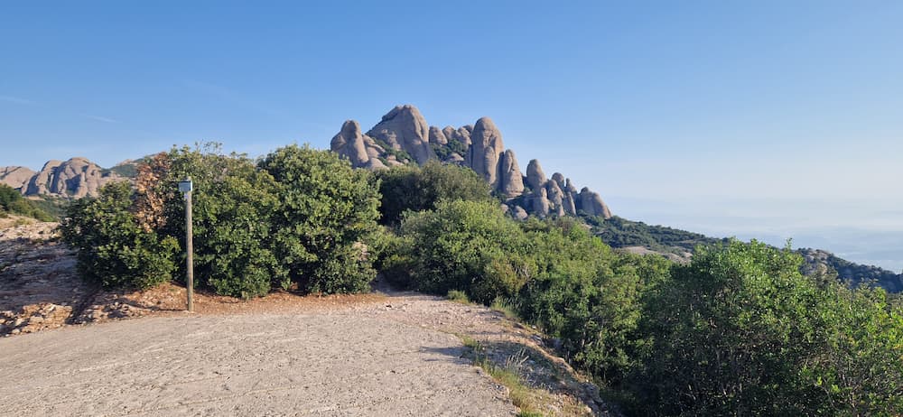 Pla de les Taràntules Superior viewpoint in the Sant Joan Montserrat area