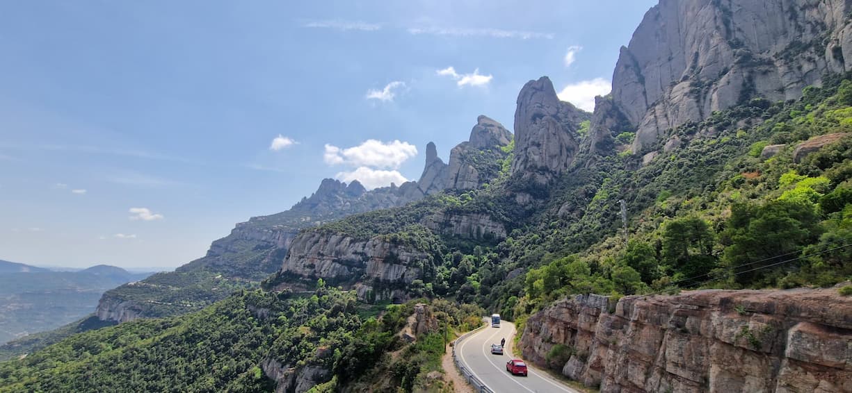 Driving to Montserrat by car
