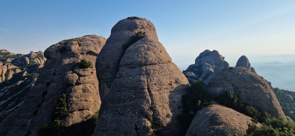 View from Miranda de Santa Magdalena viewpoint in Montserrat