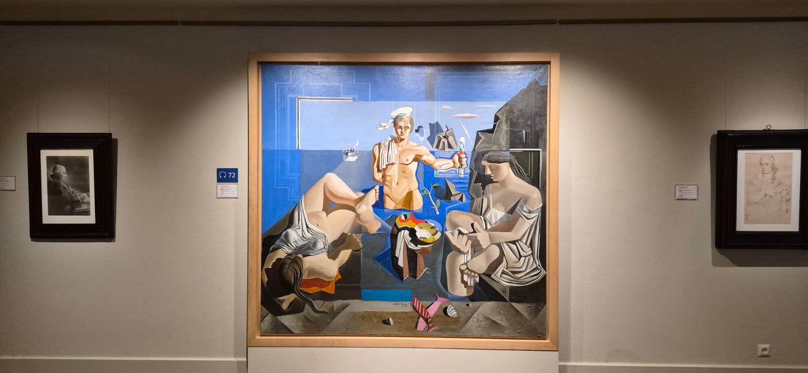 Salvador Dalí's Neo-Cubist Academy on display at the Montserrat Museum