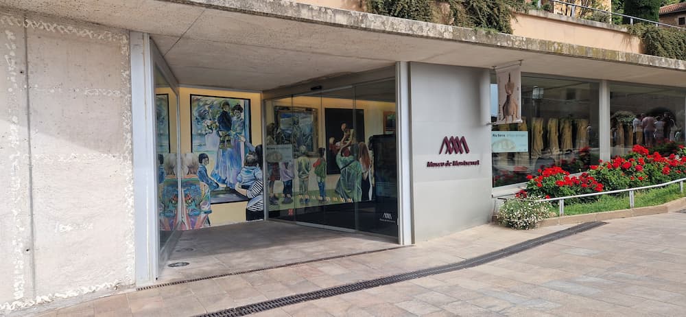 Entrance to the Montserrat Museum in Montserrat, Catalonia