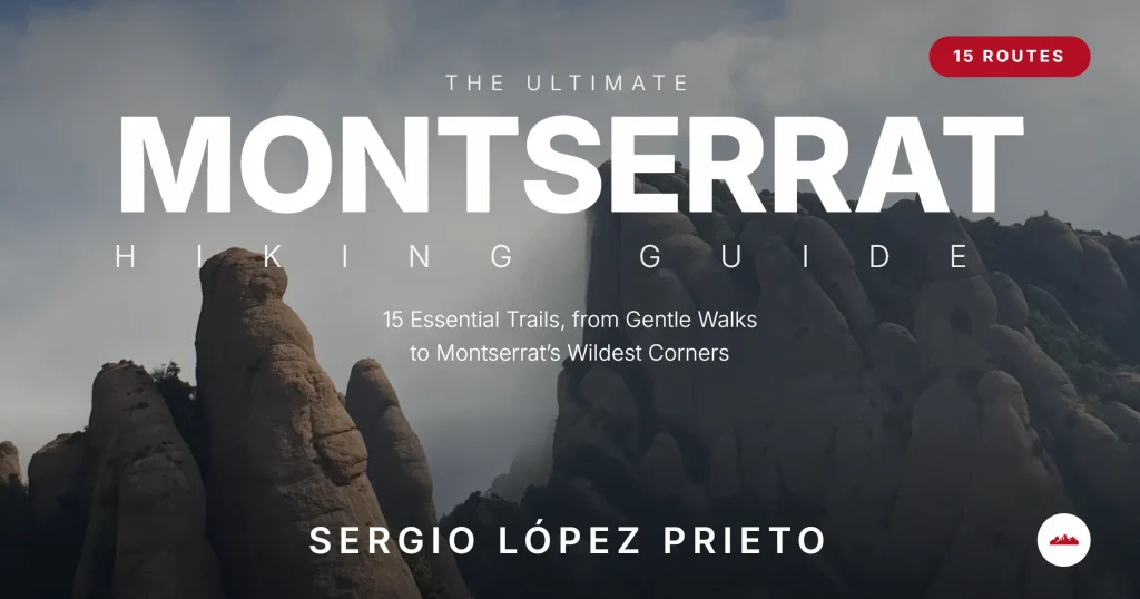 The hiking guide book writed by the authot Sergio López Prieto